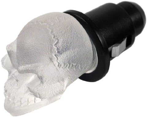 Acessórios personalizados 16500 Skull Dash Glow Light, branco