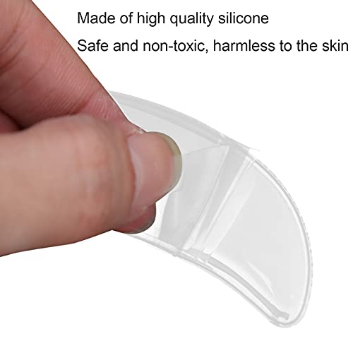 4pcs adesivo de silicone anti -brecha, olho de silicone reutilizável remendo a almofada de silicone para olhos, olho facial de remoção de linhas finas almofadas de beleza