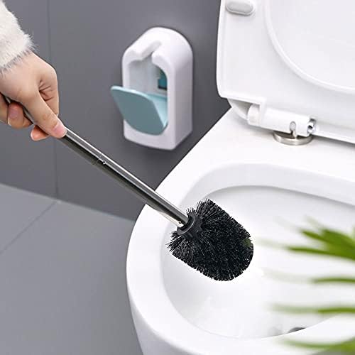 Pincel de escova de vaso sanitário amabeamts conjunto de vaso sanitário de parede, escova de limpeza do banheiro, escova de