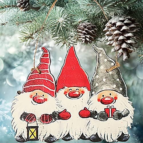 Decorações de árvores de Natal penduradas pingentes de pelúcia adequados para decorações de festas de festa em família