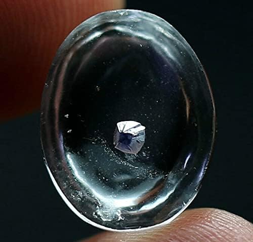 9.1CT Inclusões raras naturais Fluorite Crystal Quartz Pinging polido