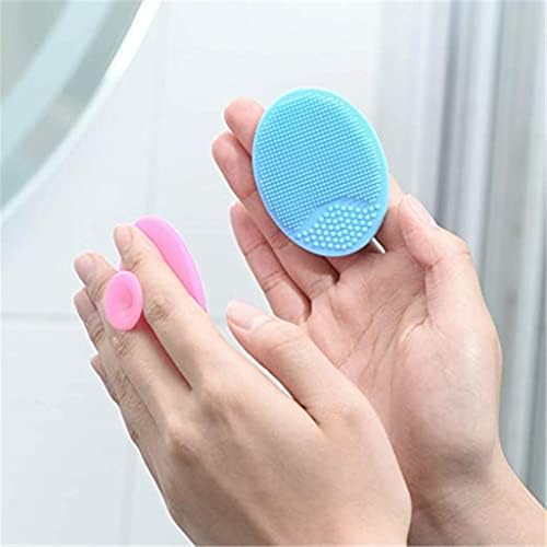 npkgvia e 2 bebês pente de berço de pacote de silicone Banho de escova seca para pincel Skin Beauty Tools Poros Removedor