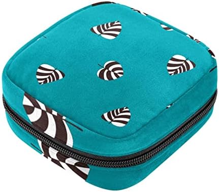 Bolsa de maquiagem de zebra, bolsa de cosméticos, bolsa de higiene pessoal portátil para mulheres e meninas