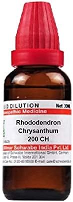 Dr. Willmar Schwabe Índia Rhododendron Chrysanthum Diluição 200 CH
