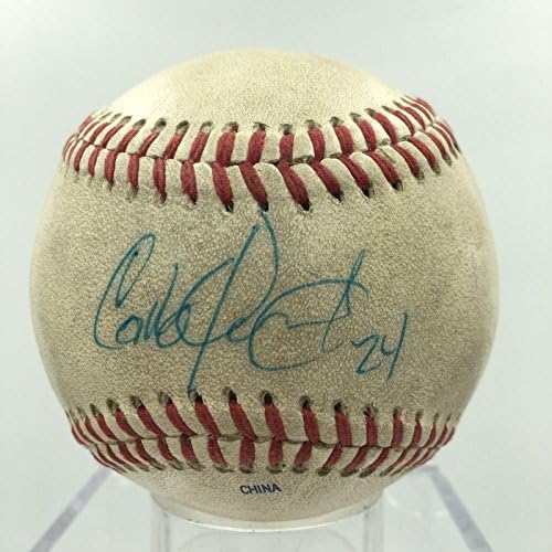 Carlos Quentin pré -novato, jogo assinado, usou a liga menor de beisebol JSA COA - MLB Game Usado Baseballs usados