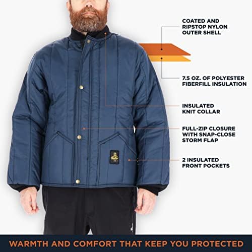 Refrigiwear Cooler desgaste de jaqueta leve e leve, -10 ° F Classificação de conforto,