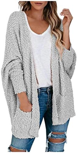 Roupas de outono para mulheres 2022 Cardigã frontal aberto Cardigan Sweater