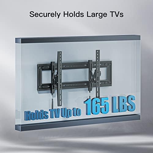 Montagem de parede de TV de inclinação da TV de tubulação para mais de 50 a 90 polegadas de até 165 lbs Max Vesa 600x400mm;