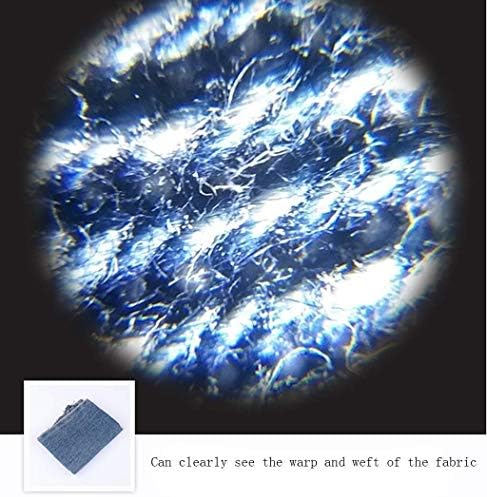 LIXFDJ LONGA BOUTique Glassportable Alta ampliação de 60 vezes a lupa de lupa com mini identificação de jóias de diamante do microscópio