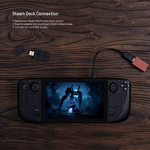 8bitdo Adaptador USB sem fio 2 para Switch, Windows, Mac & Steam Deck, compatível com o controlador Xbox Series X &