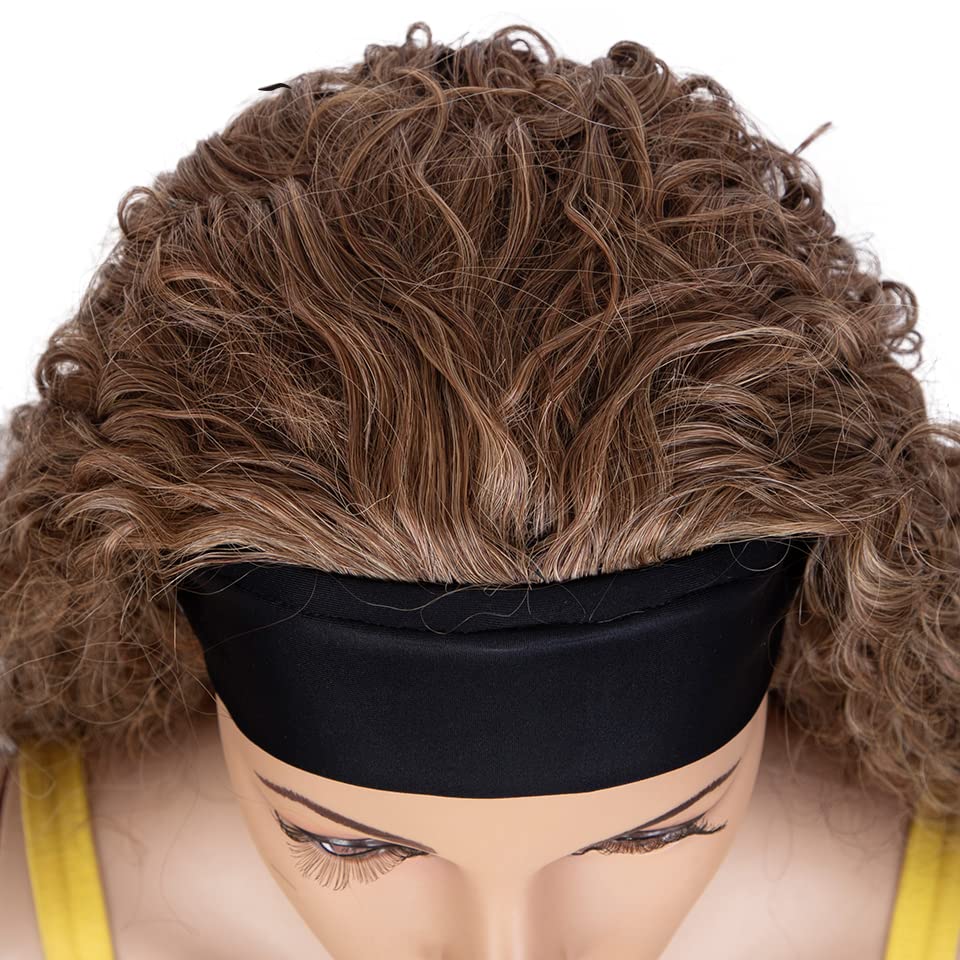 Peruca sintética de faixa para a cabeça 34 incorly ombre ombre loira peruca diária sintética Party Cosplay peruca resistente