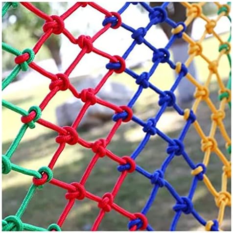 Rede de proteção de escadas de segurança infantil, corda de nylon de playground para decoração, escadas da varanda de corda de proteção de corda ， 10 cm de grade afgzq)
