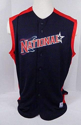 2019 Liga Nacional Blank Game Emitiu Jersey Navy All Star Game 50 783 - Jogo usou camisas da MLB usadas