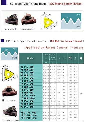 Mountain Men torneira, ferramenta de torneamento CNC 11irag60 ZM860 CNC Internal usinagem geral de usinagem inoxidável Turning Threads