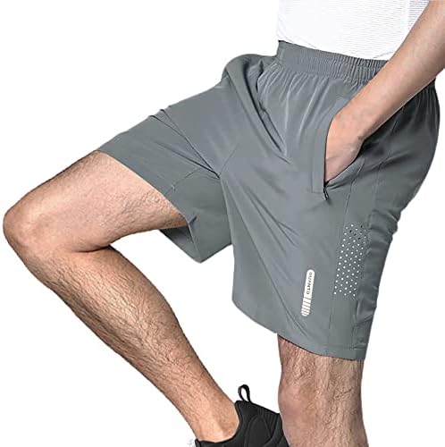 Mjori Men's Athletic Quick Dry Lightweight Casual Shorts com bolsos