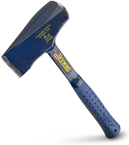 Estwing E45A ES45A Blade fixa, faca de caça, ao ar livre, acampamento, 26 , azul e estwing amizade da lareira AX - 14 Divisão