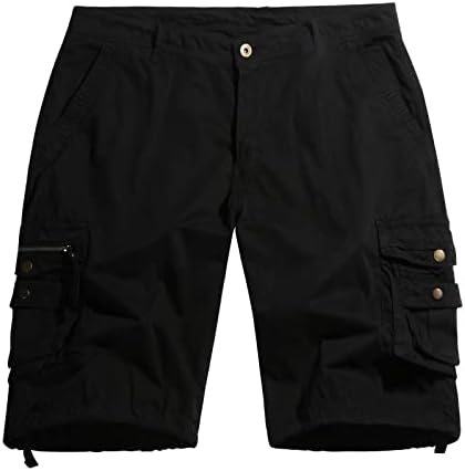 Shorts de carga grande e alta para homens de verão tático calça curta ao ar livre viagens de viagem shorts de corredor casuais