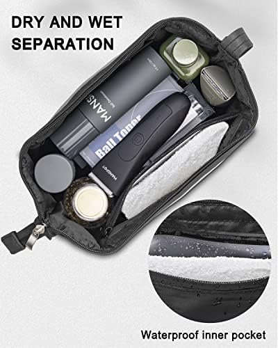 Manspot O kit de preparação masculina contém: o aparador de cabelo elétrico e a bolsa de higiene pessoal para homens
