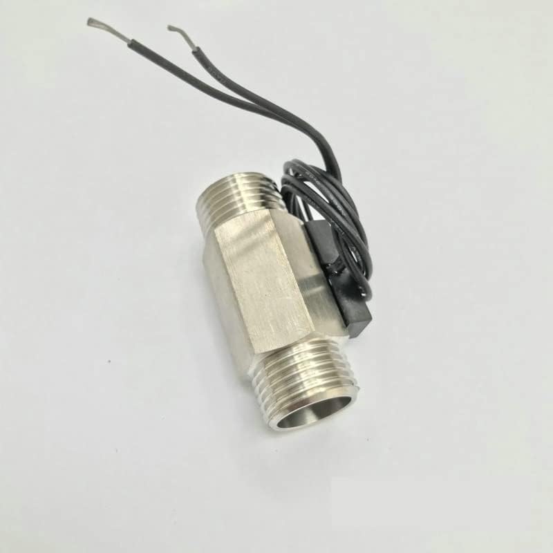 Why-Yue Sus304 Switch de fluxo Reed Spring Sensor Spring Switch 1.5-12L/min DC 5-36V 10W Sensor Saier de 2 arame
