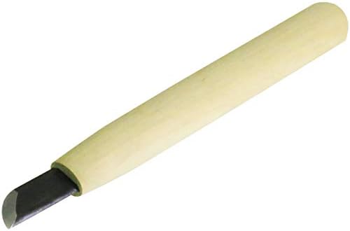Kawasei Cutlery Industrial CQ9 Naginata cinzel, à direita, 0,6 polegadas, profundidade do corpo 0,6 polegadas, altura do corpo 8,7