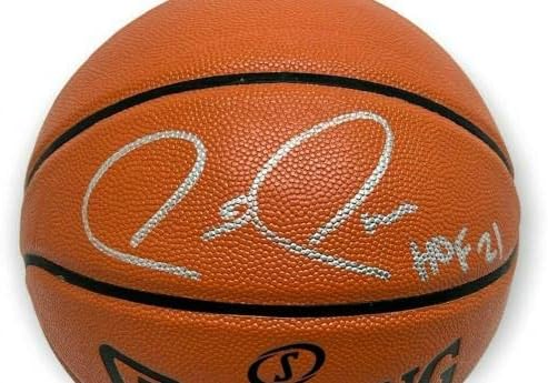 Paul Pierce assinou o basquete de Spalding com fanáticos Hof 21 - basquete autografado
