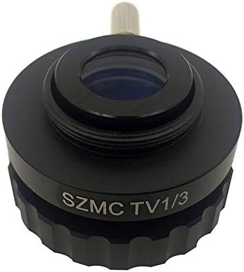 Microscópio Yinggexu 0,5x 0,3x C Adaptador de montagem Reduzir lente Interface CCD Interface Lente de redução de ocular eletrônica
