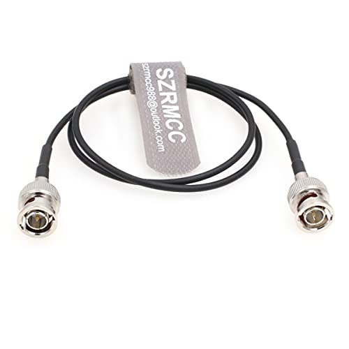 SZRMCC RG174 75OHM HD SDI 3G Flexível BNC flexível BNC para masculino Cabo de RF coaxial para Arri Red Blackmagic Monitor