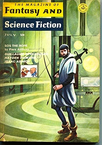 Revista de Fantasia e ficção científica-julho de 1966 em emocionantes emoções de ficção de ciências