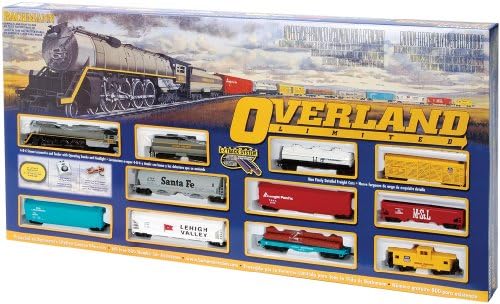 Bachmann Trains - Overland Limited, pronto para executar o conjunto de trens elétricos - escala HO