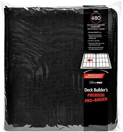 Ultra Pro 84722 Construtores de deck premium Pro-binder-Black