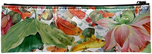 Tbouobt Bolsa cosmética para mulheres, bolsas de maquiagem Bolsa de higiene pessoal espaçosa Bolsa de viagem, Vintage Flower Fish