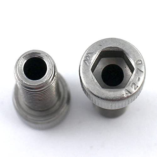 Quarkmro - M6 M8 M10 M12 M14 Aço inoxidável Allen Hex Hex Capta de cabeça parafusos Hollow parafusos parafusos