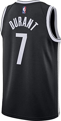 Nike Kevin Durant Brooklyn Nets NBA Garotos Juventude 8-20 Black Icon Edition Swingman Jersey