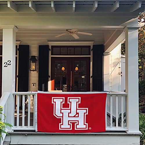 Desert Cactus University of Houston Flag Cougars Bandeiras UH Banners poliéster interno externo 3x5