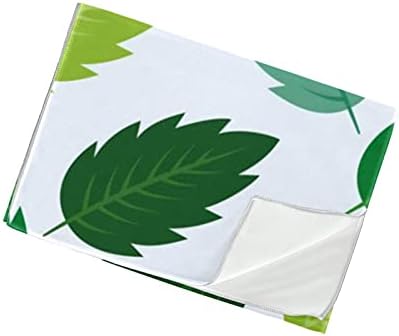 Folhas verdes Padrão Springfitness Gym Towels For Men & Women Praia Toalha de 2 pacote de 2 pacote de secagem rápida Microfiber Sport Sweet Sweel Toalha