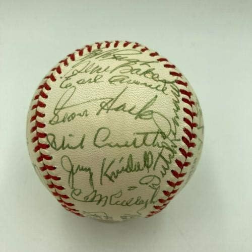 Legends de Chicago Cubs assinaram beisebol com Freddie Lindstrom Lloyd Waner Averill - Bolalls autografados