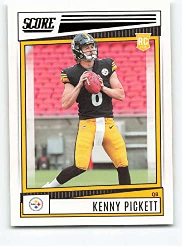 2022 Pontuação 301 Kenny Pickett RC Rookie Pittsburgh Steelers NFL Football Trading Card