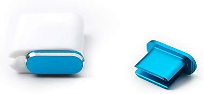 Portplugs USB C Plubs de poeira Sólida Alumínio sólido, compatível com Samsung Galaxy S23, S22, S21, S20 Ultra/Plus, S10, S9, Pixel, dispositivos Android Tipo C, inclui suportes, escova de limpeza por porta