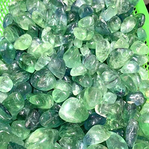 Ruitaiqin shitu 100g 15-35mm Fluorito verde natural de Fluorito Irregular Pedras e Minerais de Pedra Cristal Polida Cristal