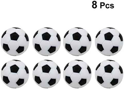 ABAODAM 8PCS Bolas de mesa de pebolim de mesa de futebol de futebol de futebol de futebol para o jogo de comprimido de pebolim 32mm
