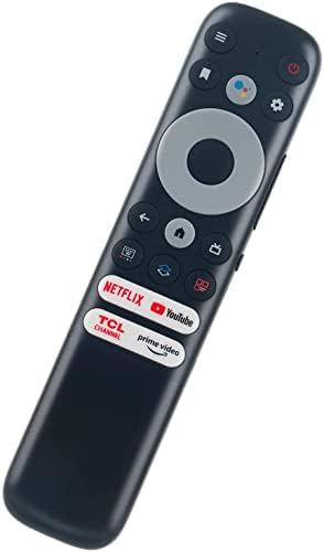 A voz RC902N-FMR1 substituiu o ajuste remoto para todas as TV Android TCL e TCL TV TV, S546 R646 MINI LED QLED 4K UHD SMART TV 75R646