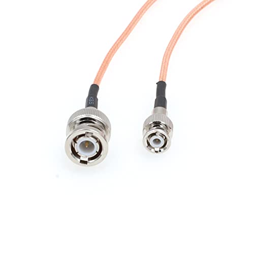 Szrmcc masculino bnc para mini pequeno cabo BNC machado rf sdi rg316 para monitor de detector de falhas ultrassônicas