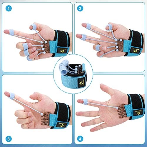 3 em 1 Exercício de dedos fortalecedor de dedos Equipamento de ioga de ioga Banda de resistência dos dedos Subindo fortalecedor de
