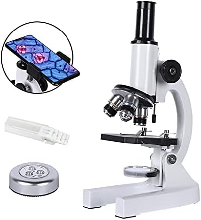 N/A 640X 1280X 2000X HD Microscópio Biológico Educação Monocular de Estudantes LED LEITO DE TELEFONE LEZ
