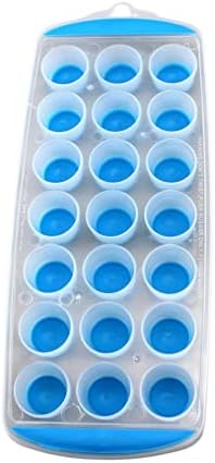 Industries confiáveis ​​Inc. Essentials 3 Pacote Cores variadas BPA Bandejas de cubos de gelo de bico de bpa - Faça 21 cubos