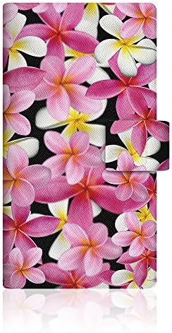 CASEMARKET [Tipo de notebook Galaxy S6 Edge Original Design Original Slim Flip Case [Plumeria Romance Lots Flower Hawaiian Diário]