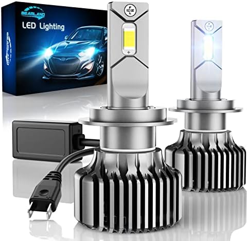 BEAMLAND H7 LED BULS FEZ, feixe alto/feixe baixo, 110W 20000 lúmens por conjunto Super Bright CSP Chips Faróis LED Kit de