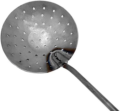 3 Diâmetro aço carbono Skimmer de pratos profundos com orifícios e ferramenta de fabricação de jóias de fundição de metal de alça de metal
