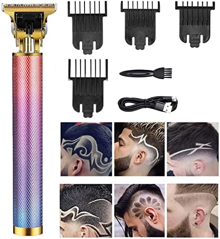 Clippers de cabelo criativos para homens, cortador de cabelo elétrico profissional, tumultor de cabelo de lâmina