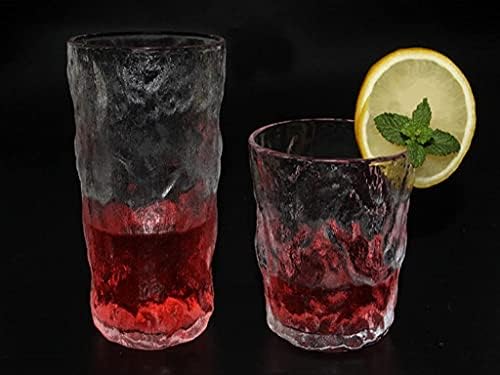 Marte Ark Inovative Crystal Glass Drinkings Conjunto de copos, copos pesados ​​altos- perfeitos para o uso de casas e bares de todas